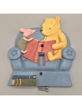 Disney Classic Pooh Piglet Plaster Light Switch Cover Plate